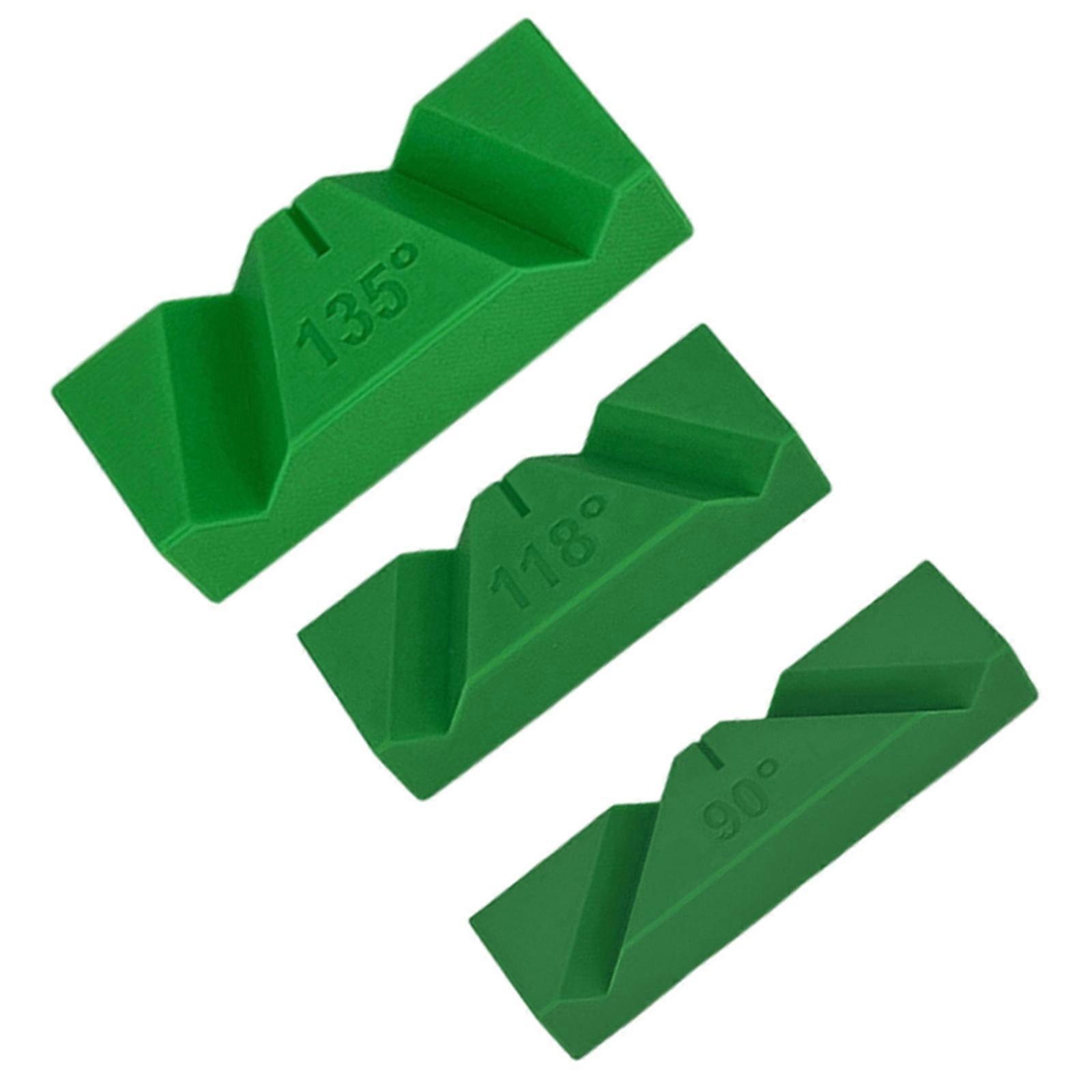 Ergonomic 3 Piece Drill Sharpening Tool Set Multiple Angled Grinder For 90 118 135 Degree Bit Plastic Metal Woodworking Multicolor