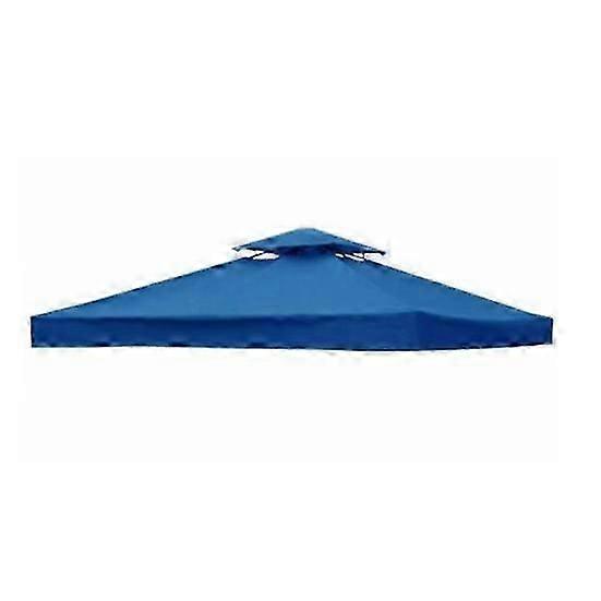 Toit de rechange imperméable en toile Oxford à deux niveaux pour tonnelle de barbecue 300 x 300 cm ! ZZ45