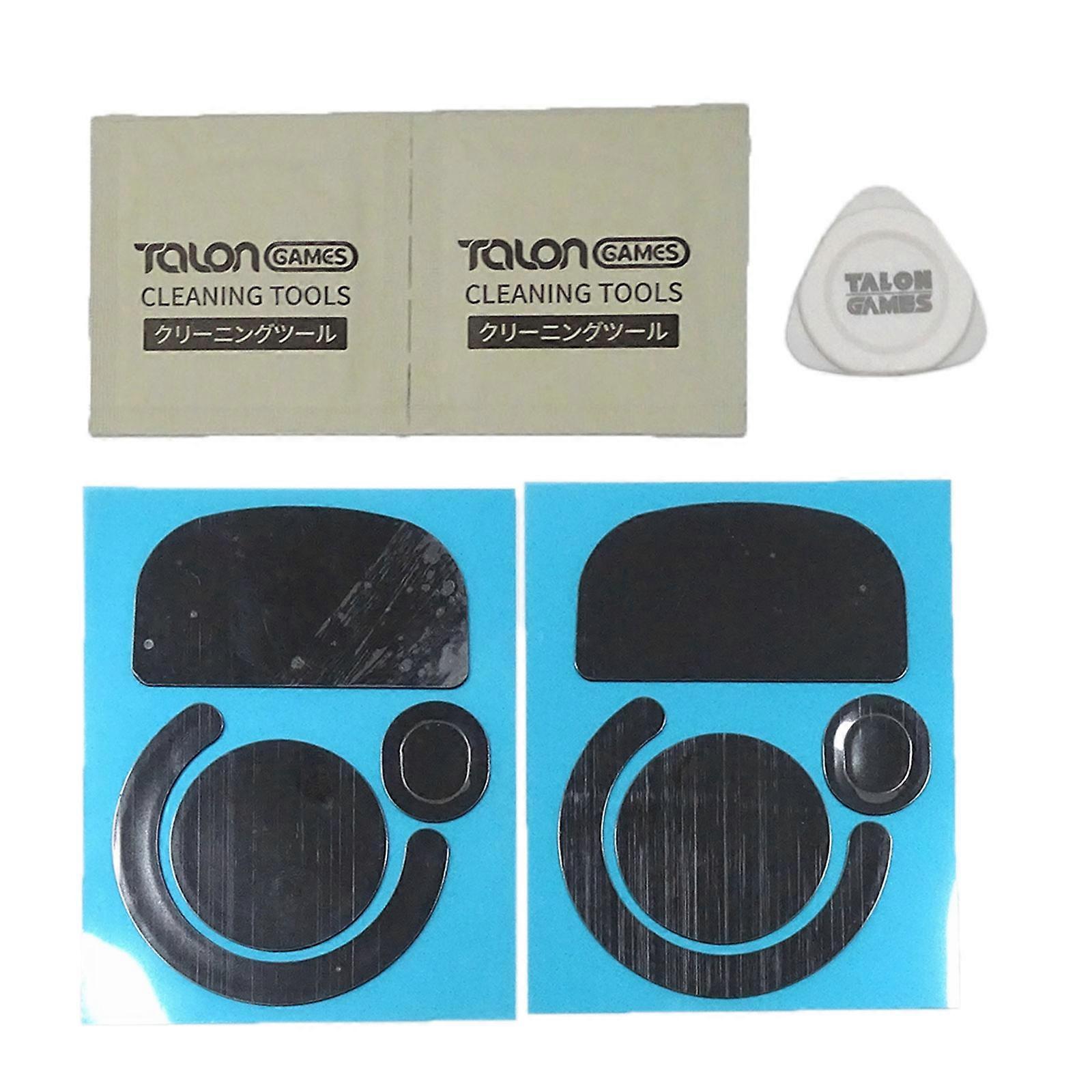 2Sets TALONGAME Mouse Skates Stickers Mouse Feet Pad Glides Control Type Replacement for GPROX Superlight Mouse Multicolor