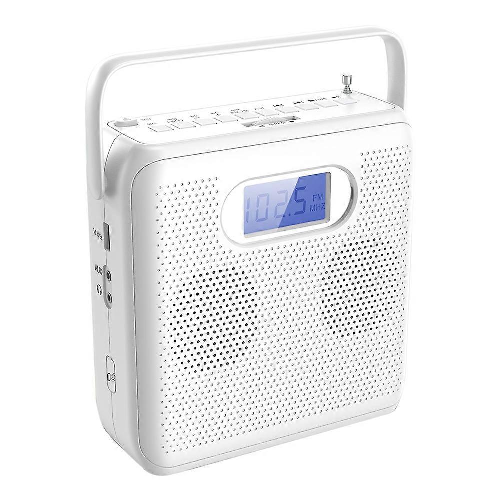 Portable Bluetooth CD Player with Vertical Design, CD Boombox Speakers, FM Radio, Support USB, AUX ,and LCD Display