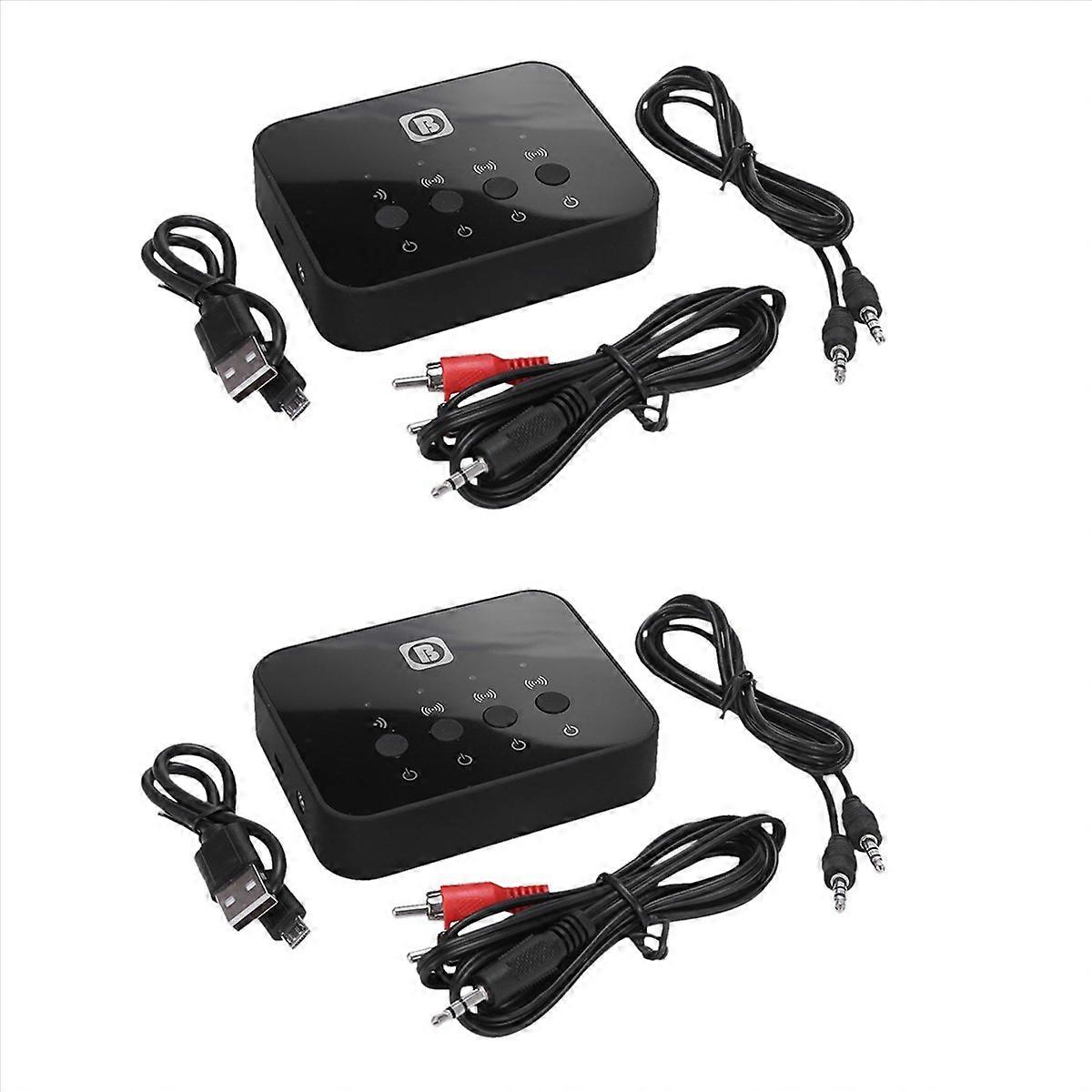 2X -107 Bluetooth 4.0 Stereo Audio Transmitter Splitter Adapter Music Receiver Sharing Device Functi