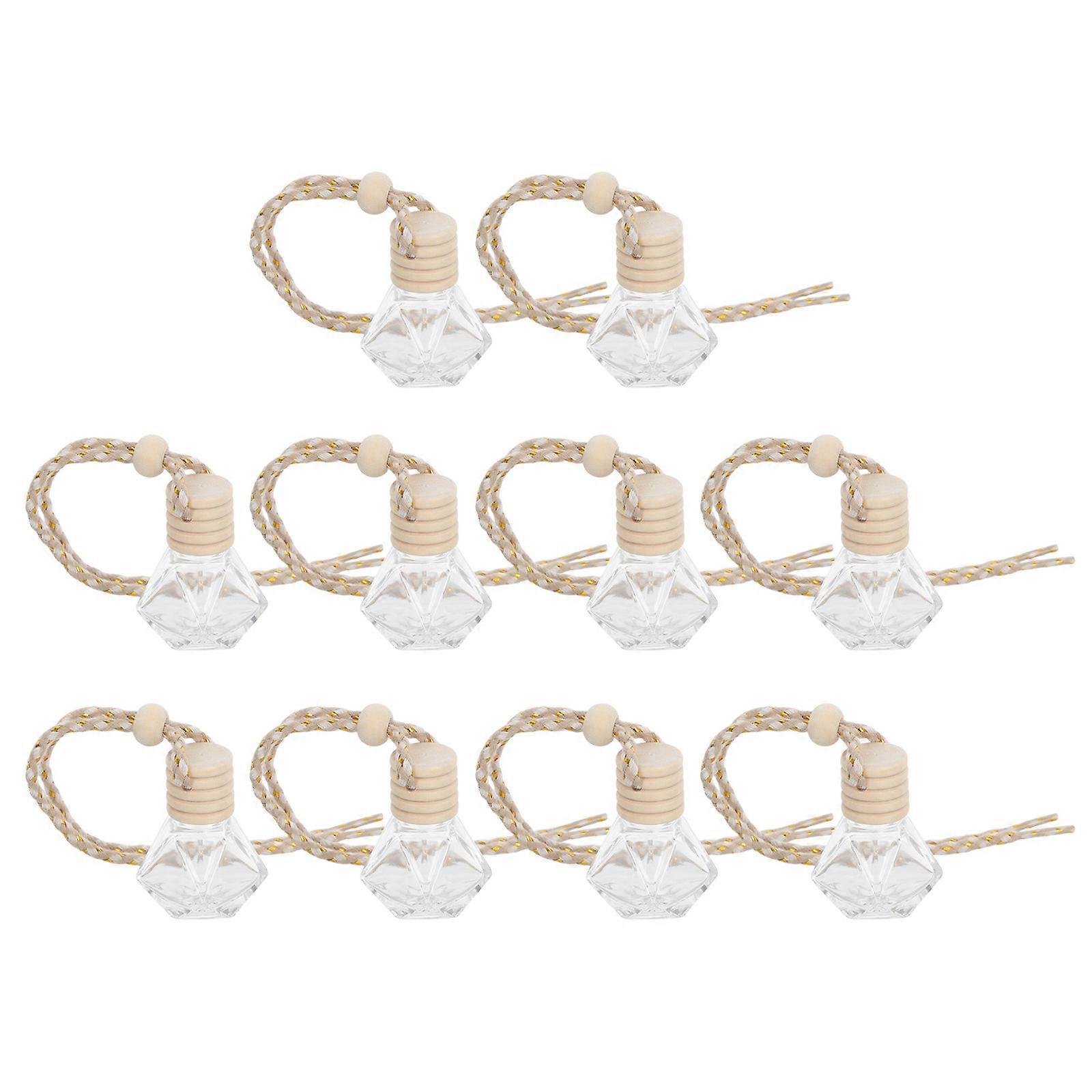 Empty Perfume Bottle for Decoration 10Pcs Car Hanging Diffuser Set