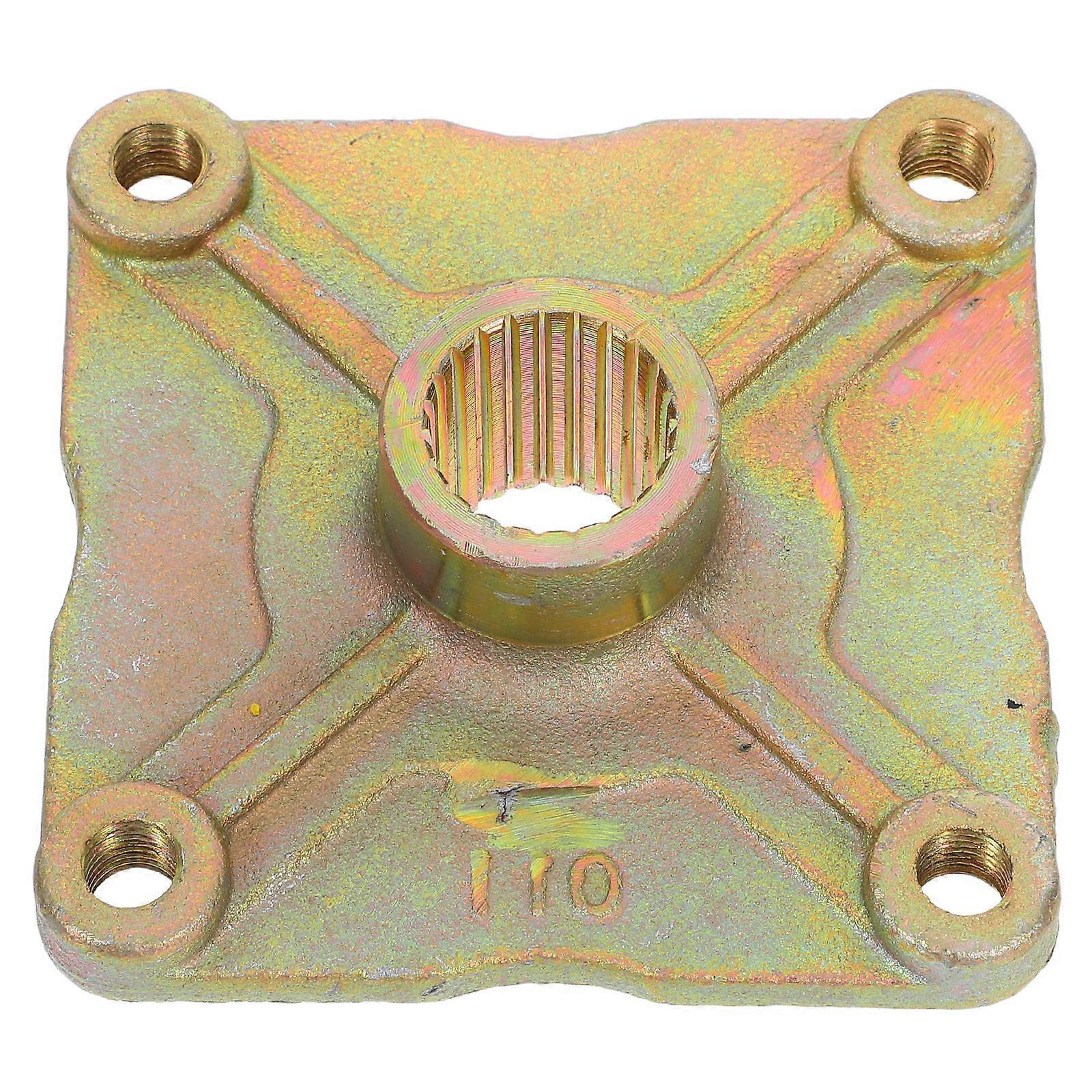 Spline Rear Axle Hub Adapter 4-Hole Wheel Hub for ATV Racing Stable Performance Alloy 9.60X9.50X3.50CM Secure Mounting 1Pack