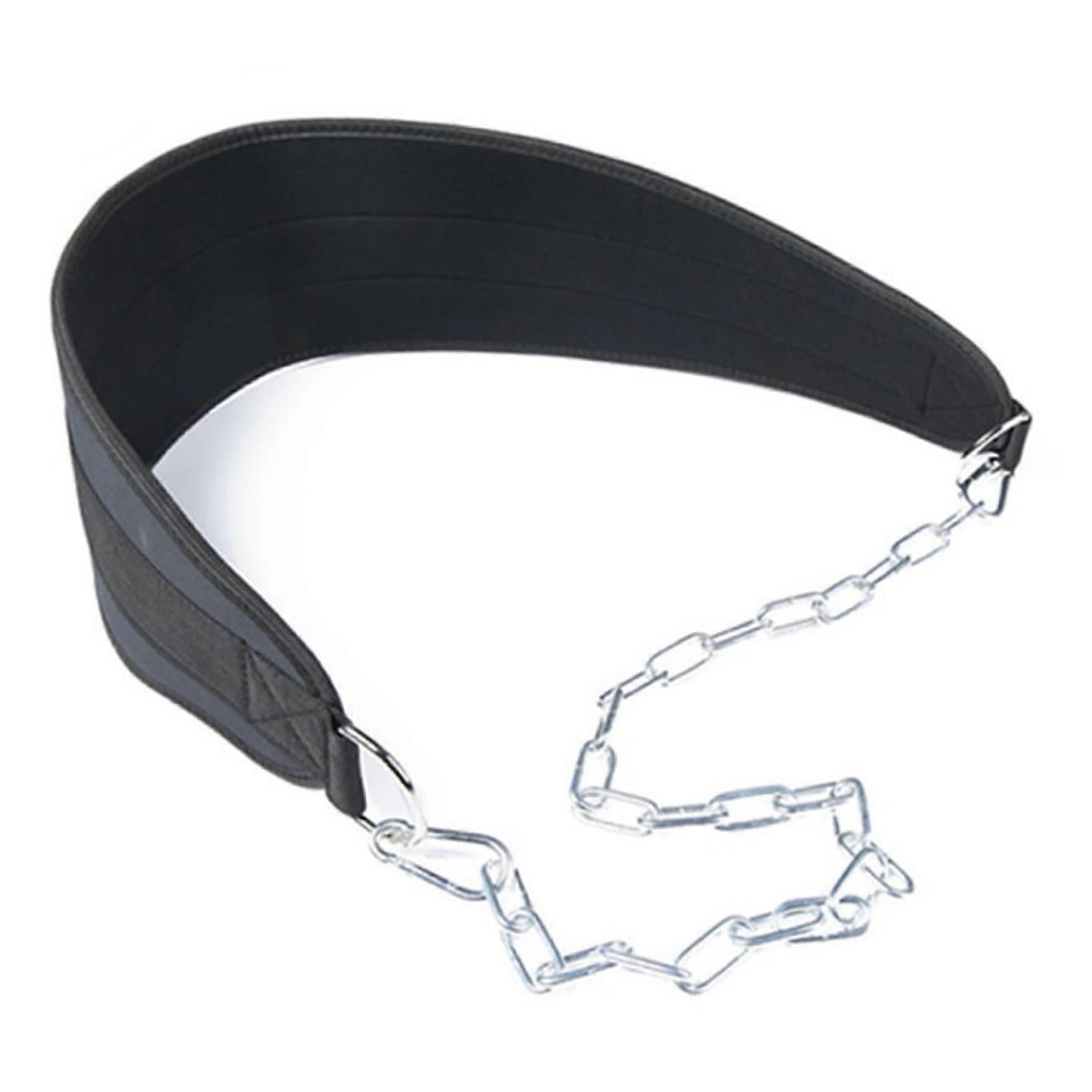 Dip Belt with 35 Inch Chain, Durable Nylon Weighted Pull Up Belt for Dips and Progressive Training