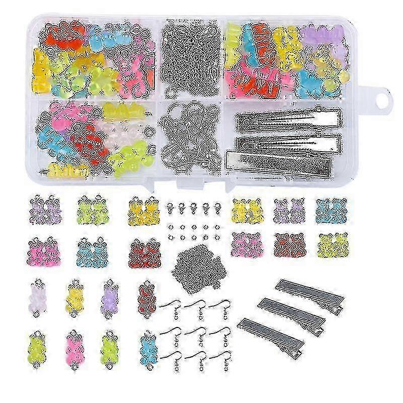 x Resin Bear Jewelry Accessory Set