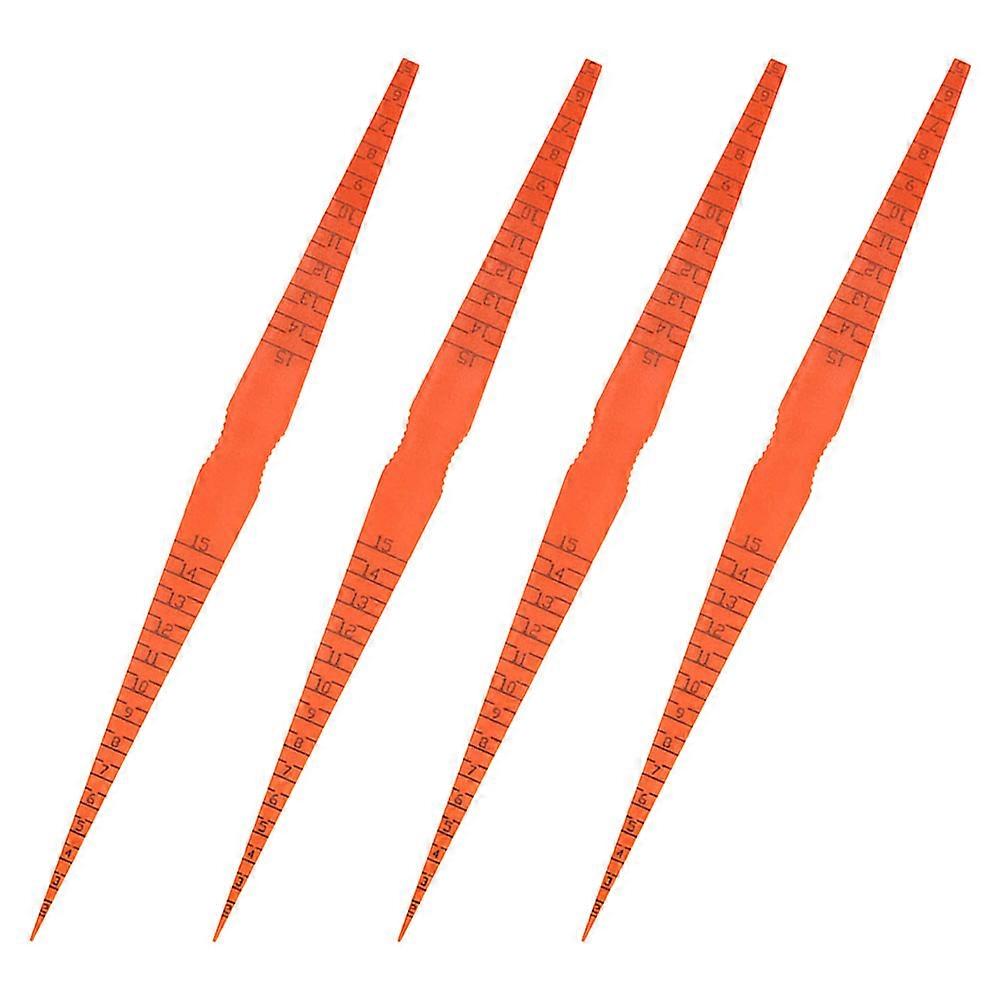 Automotive Gap Gauge Versatile Design Car Enthusiasts Door Panel Gap Measuring Taper Gap Gauge 4Pcs