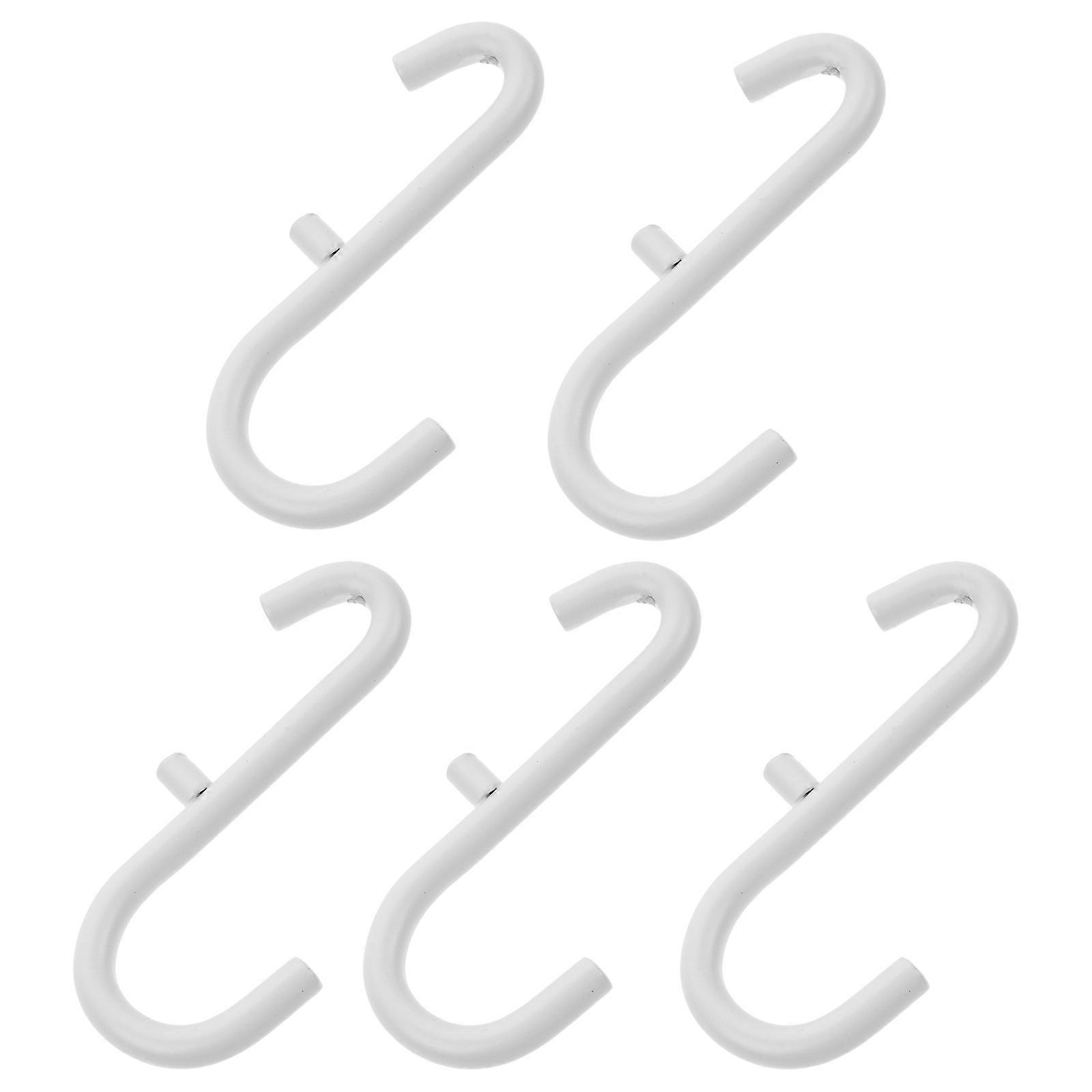 Pegboard Hooks Iron Utility Hanger for Home Use 5Pcs Versatile Storage