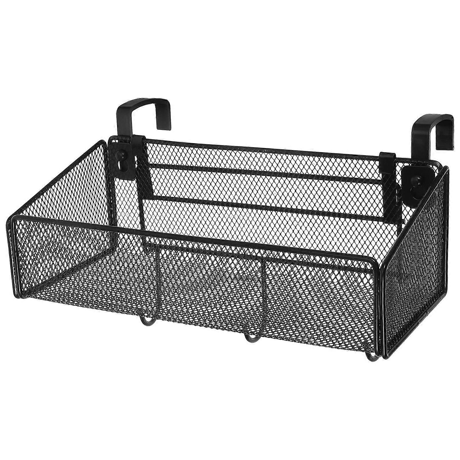 Bedside Hanging Storage Basket for Organizing Essentials 1Set Metal Mesh