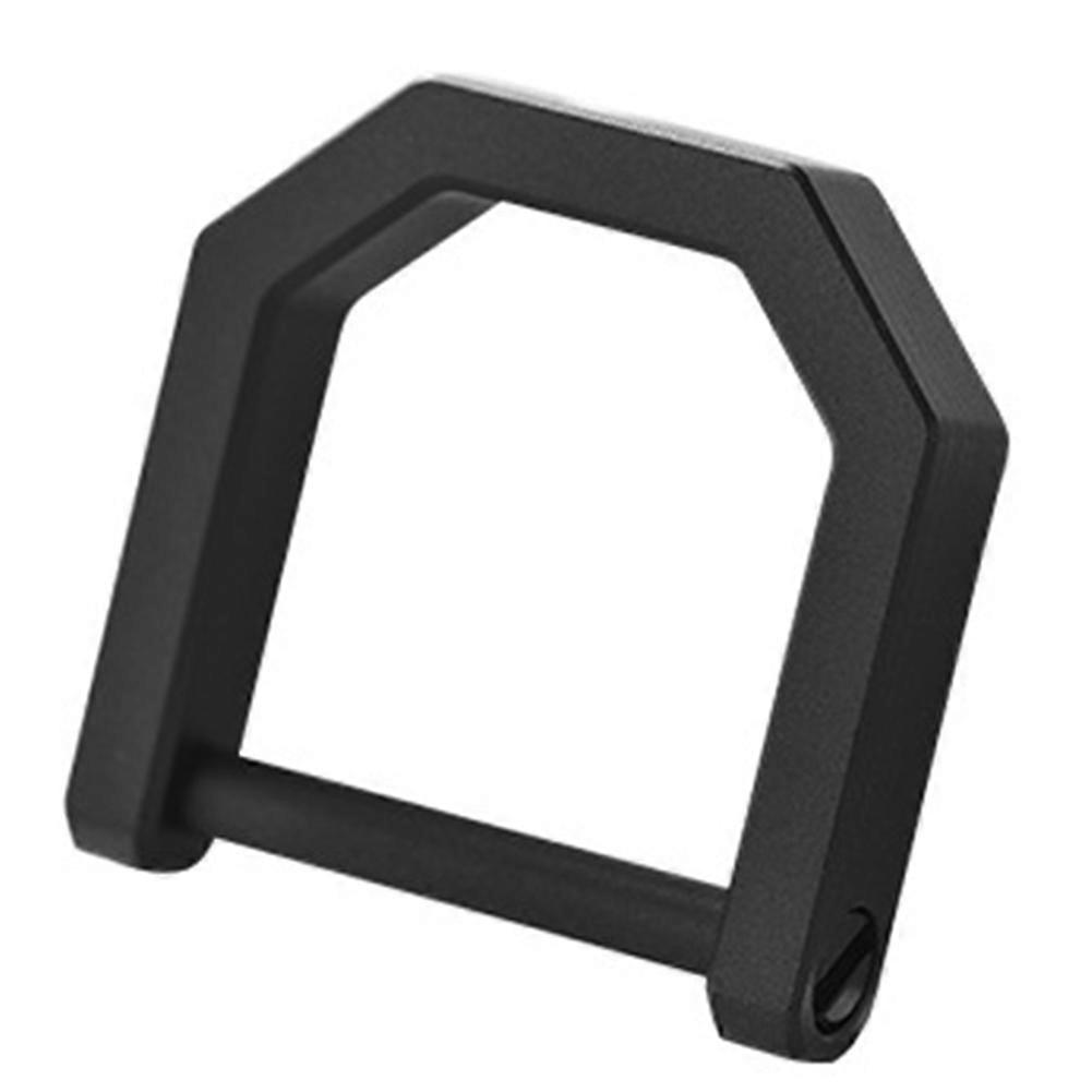 Titanium Alloy Buckle Keychain Multi-Tool EDC Car Buckle Outdoor Gear Flat & D Shape Design Horseshoe Buckle L