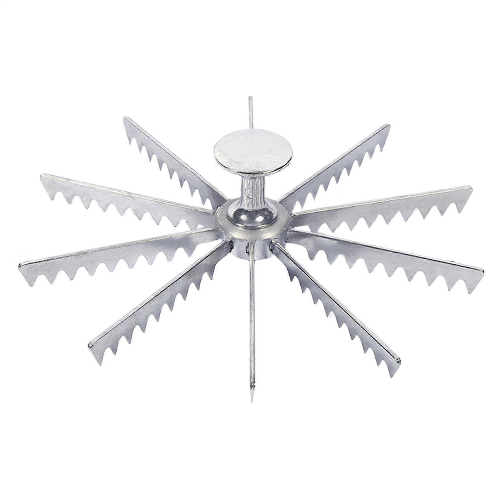 Pie Cutter Tool Aluminum Alloy 23.5cm Triangular Crust Slicer for Baking Pizza and Pies