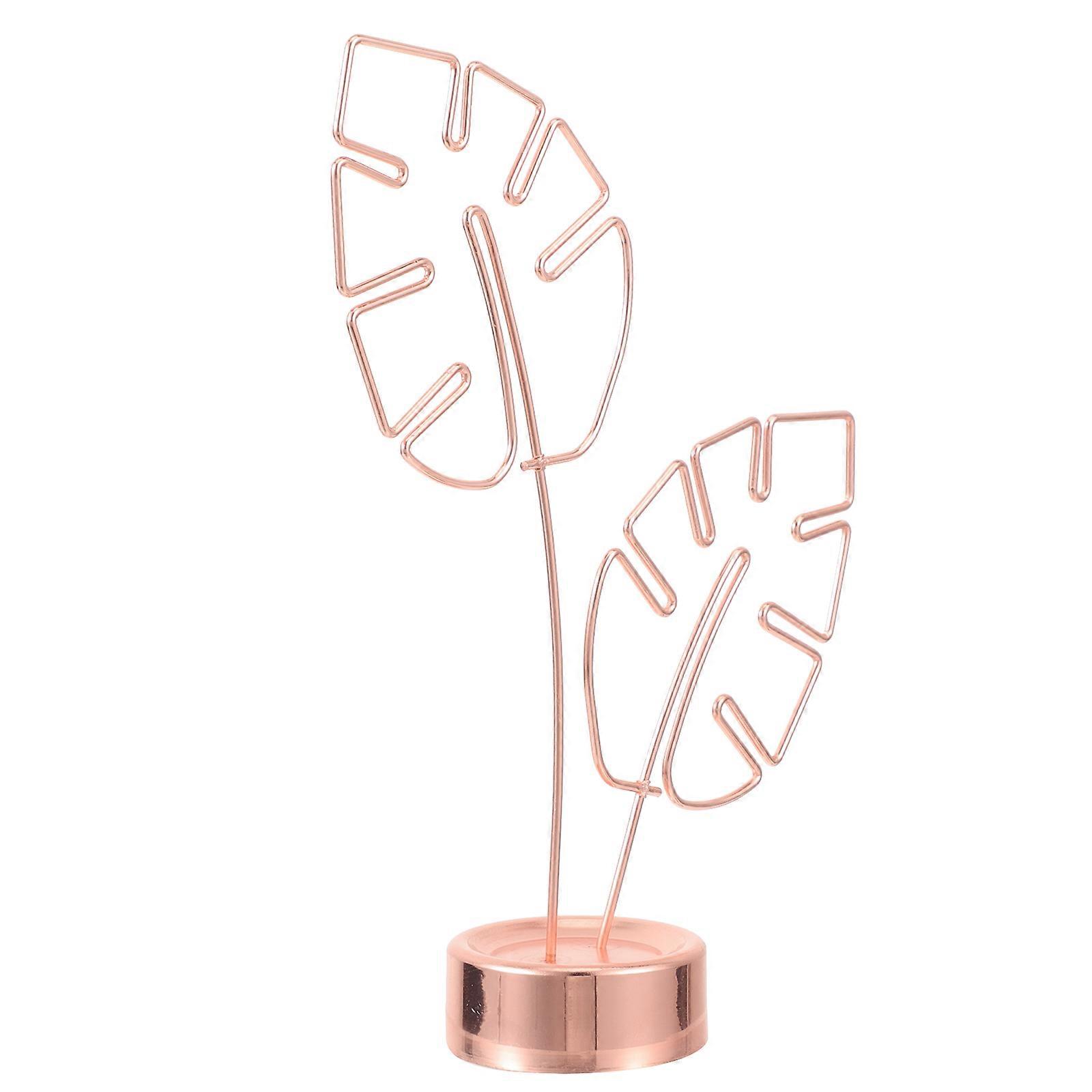 1Pc Table Photo Clip Simple Note Holder with Base Desktop Decor Memo Stand Clamp