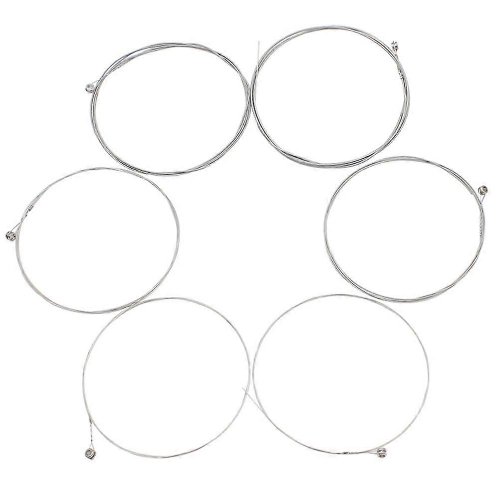 6pcs Replacement Guitar Strings Electric Guitar Strings Stainless Steel Guitar Strings