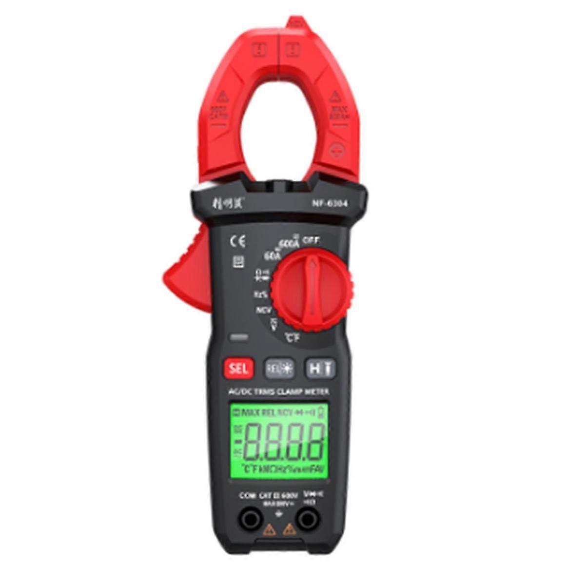 AC/DC 600A Tick Clamp Meter Auto Range Flash Light Back Light DC Current ELECTRICAL