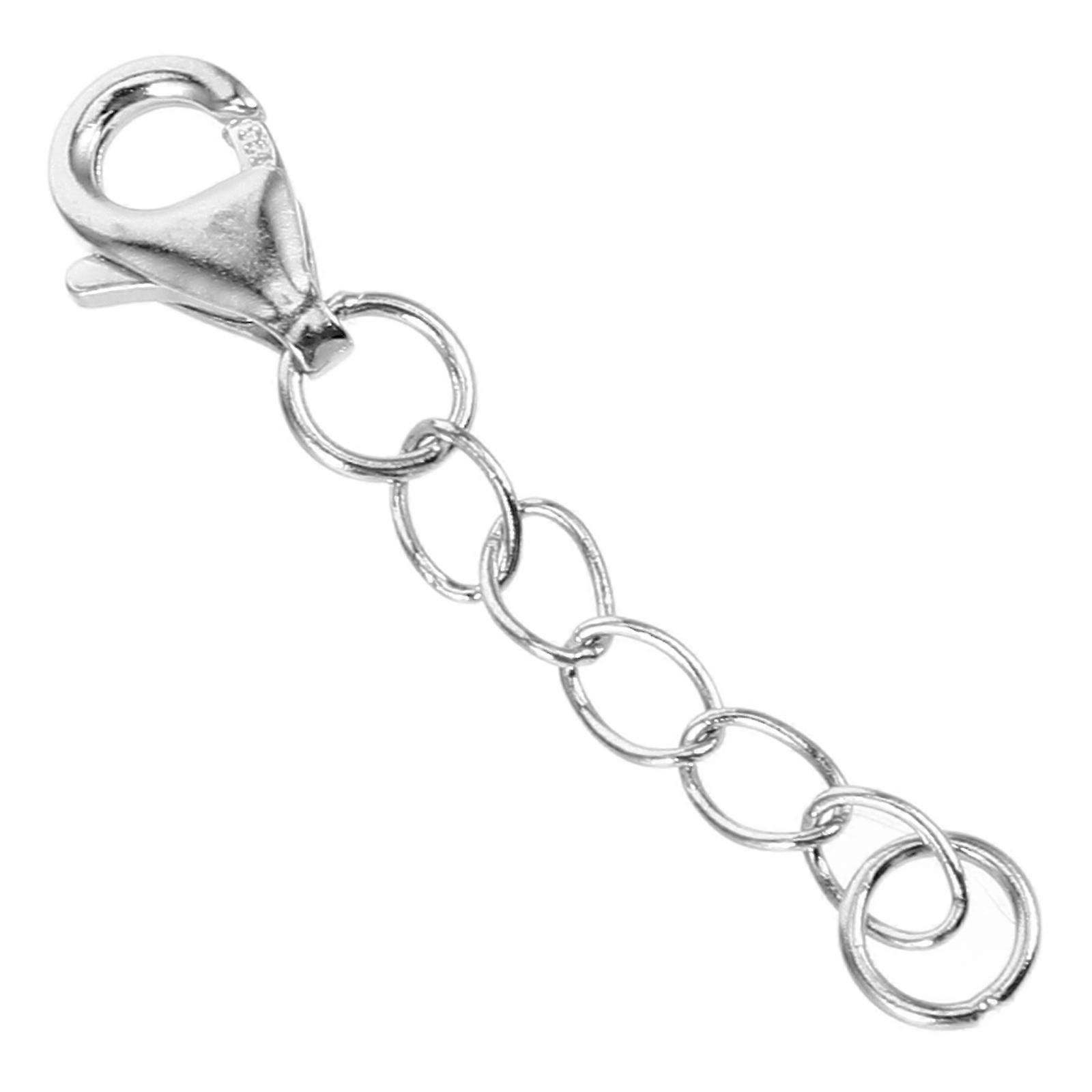Lobster Clasp Chain Bracelet Extender Accessories Craft Enthusiasts DIY Projects 1Pcs Silver Extension Length Adjustment
