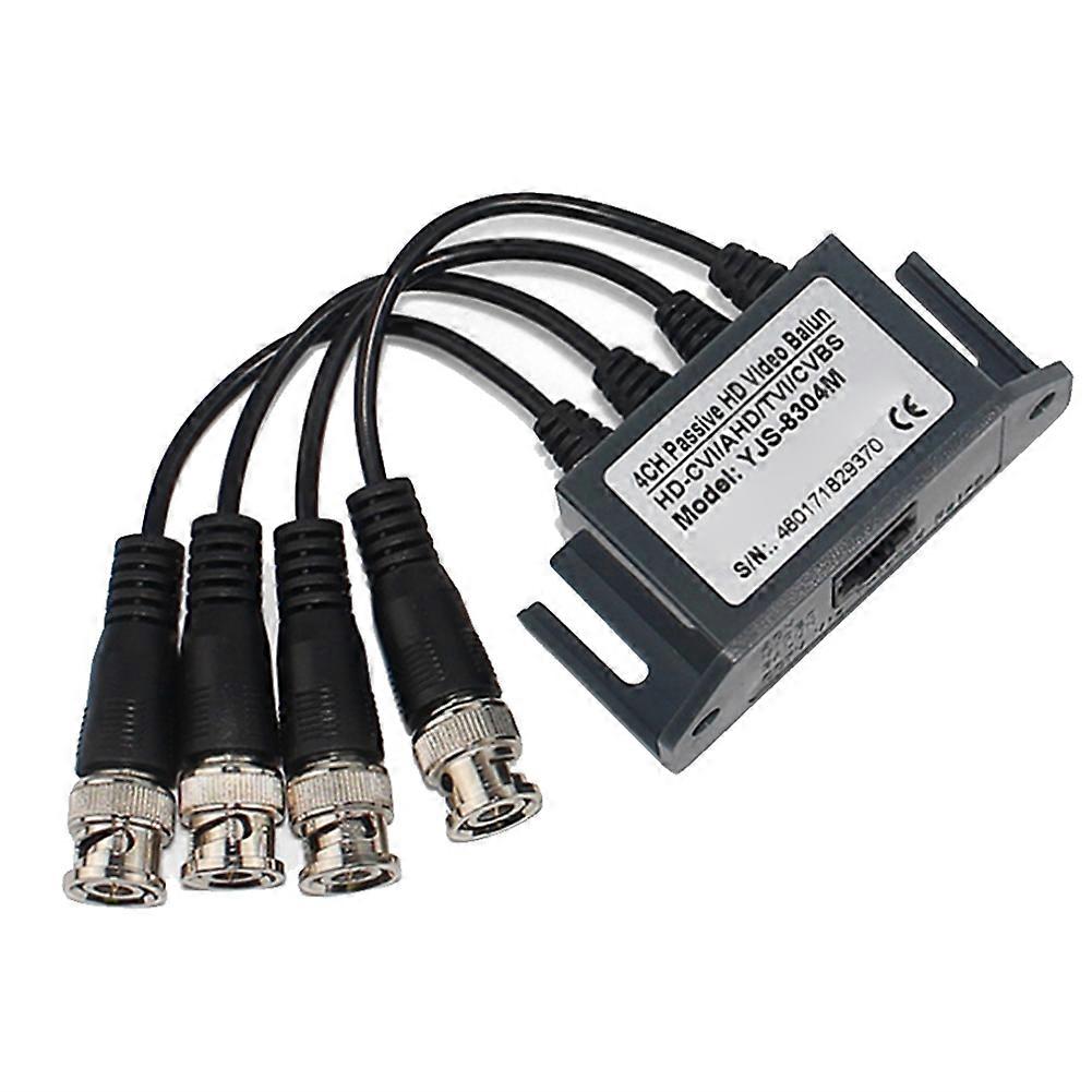 4-Channel Video Balun BNC UTP CAT5 Transmitter for CCTV/ Surveillance Camera Trend 4-Way Coaxial HD Transmitter