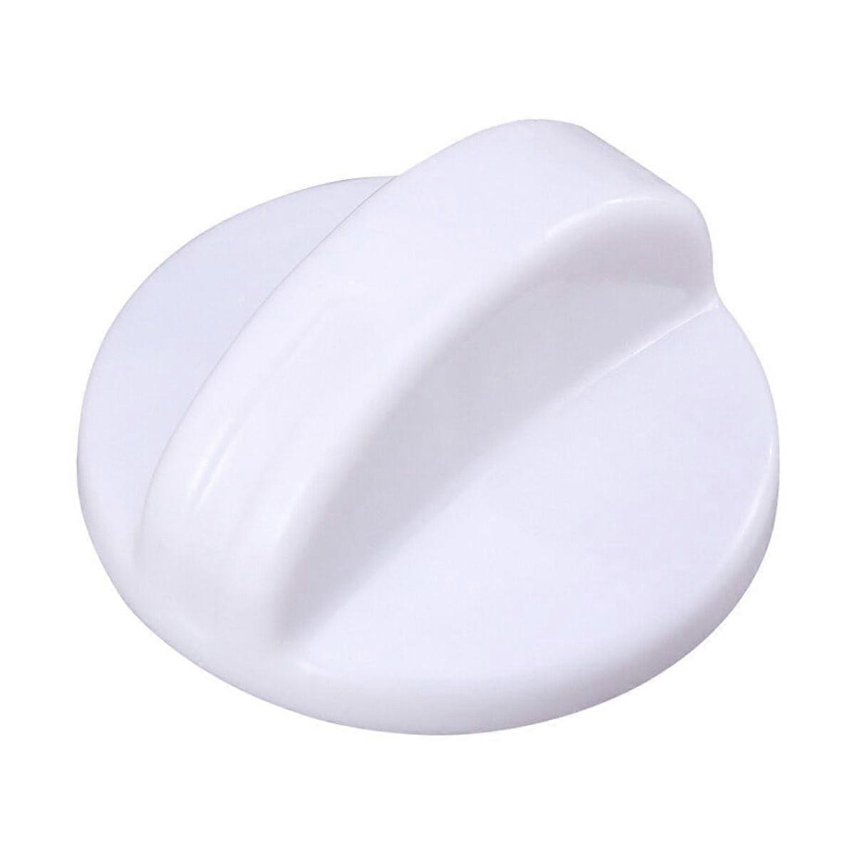Plastic Washer Dryer Selector Washing Machine Timer Control Knob (White Omnipotent)