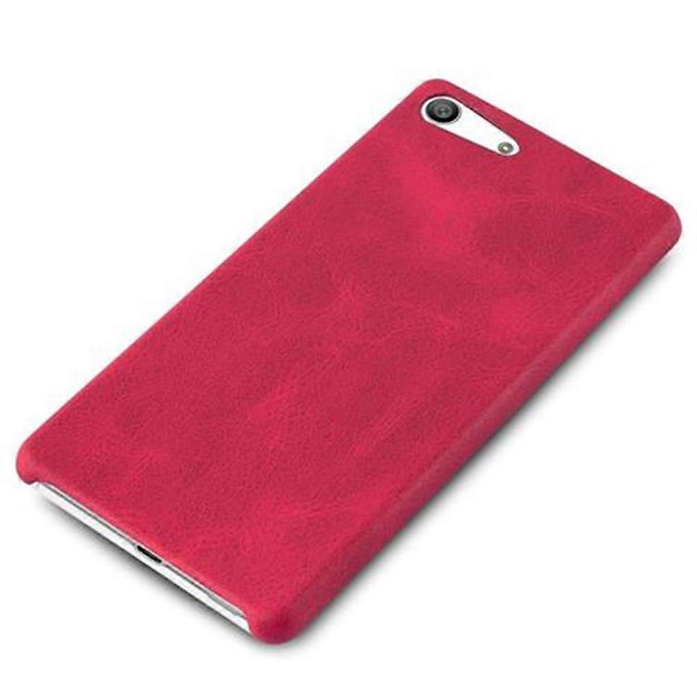 Capa Protetora Sony Xperia M5 - Capa Rígida de Couro Falso
