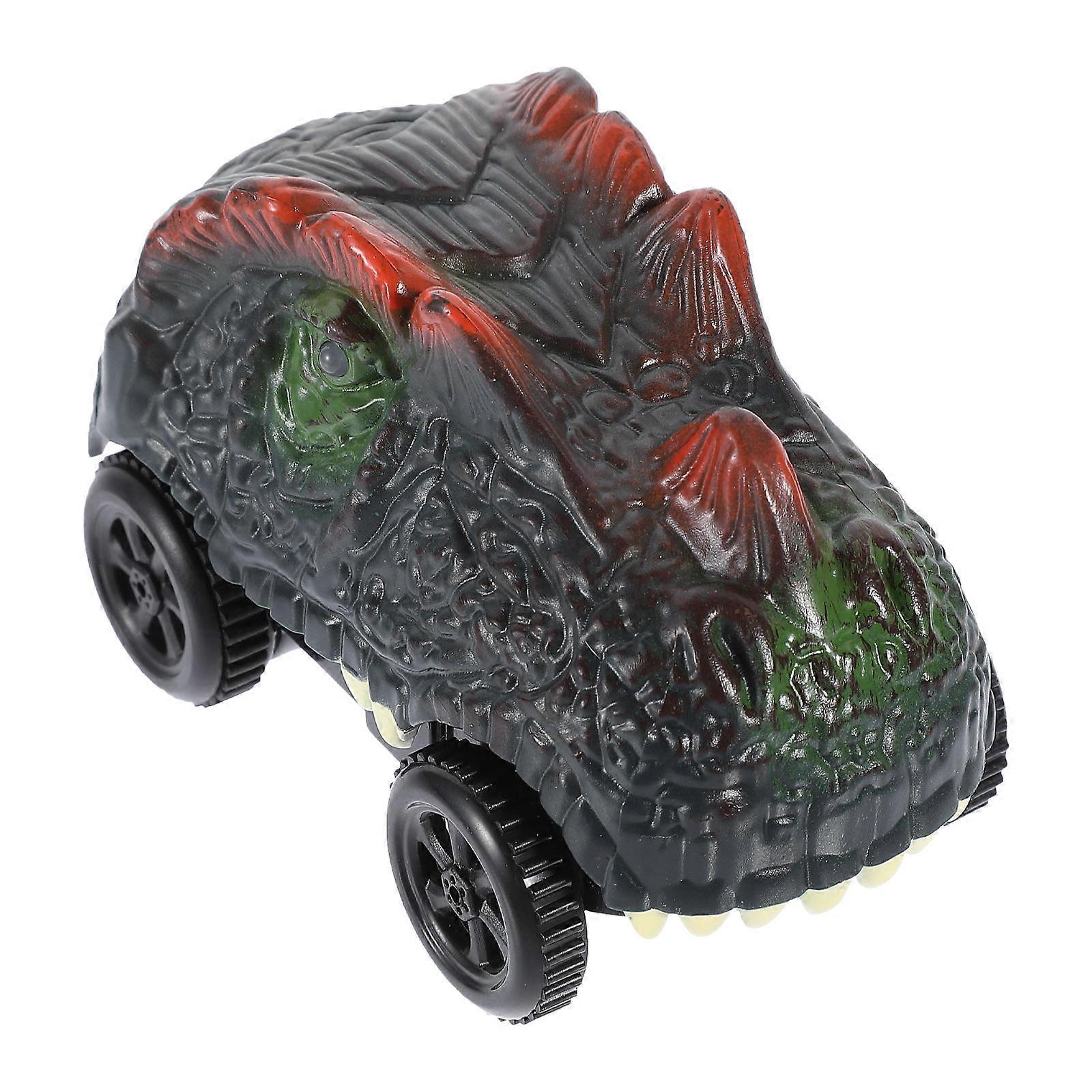 Track Car Toy Dinosaur Vehicle for Kids Playing with Light