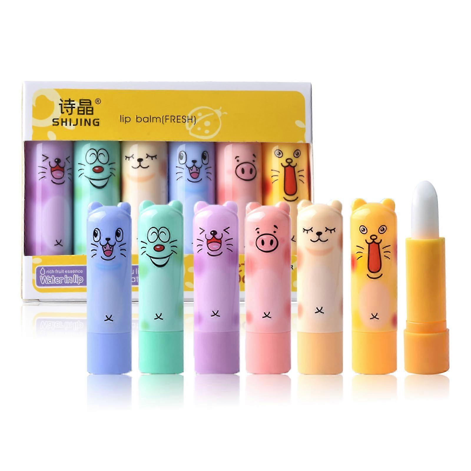 Lip Balm Set 6 Pack, Natural Moisturizing Formula for Deep Hydration and LongLasting Protection