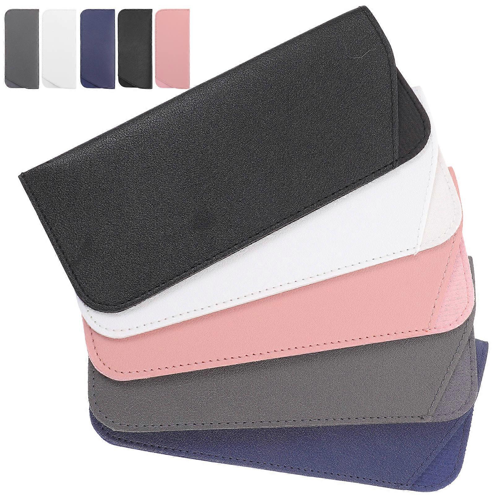 Portable Glasses Case Eyeglass Pouch for Storage Use 10Pcs Set
