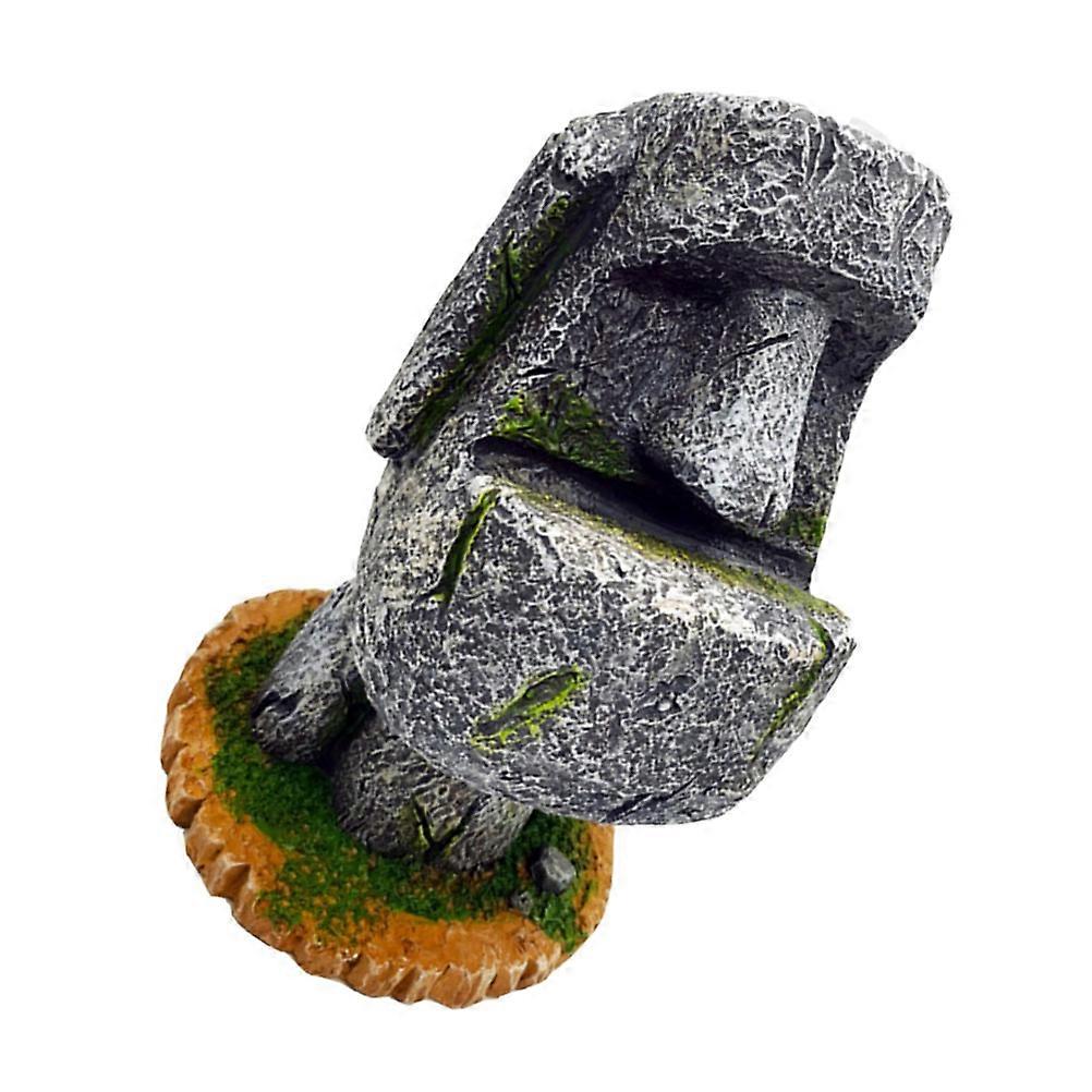 Multi-Functional Moai Statue Pen Holder for Desktop Organizer 1Pcs