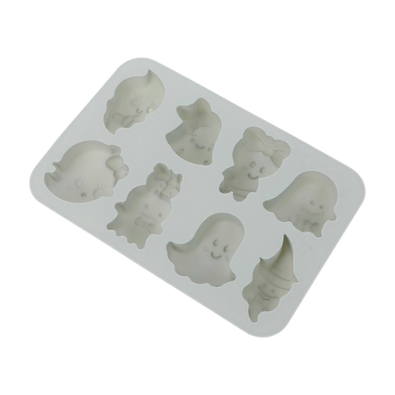 Halloween Silicone Ghost Shaped Cake Mold for Baking Use 1Pcs