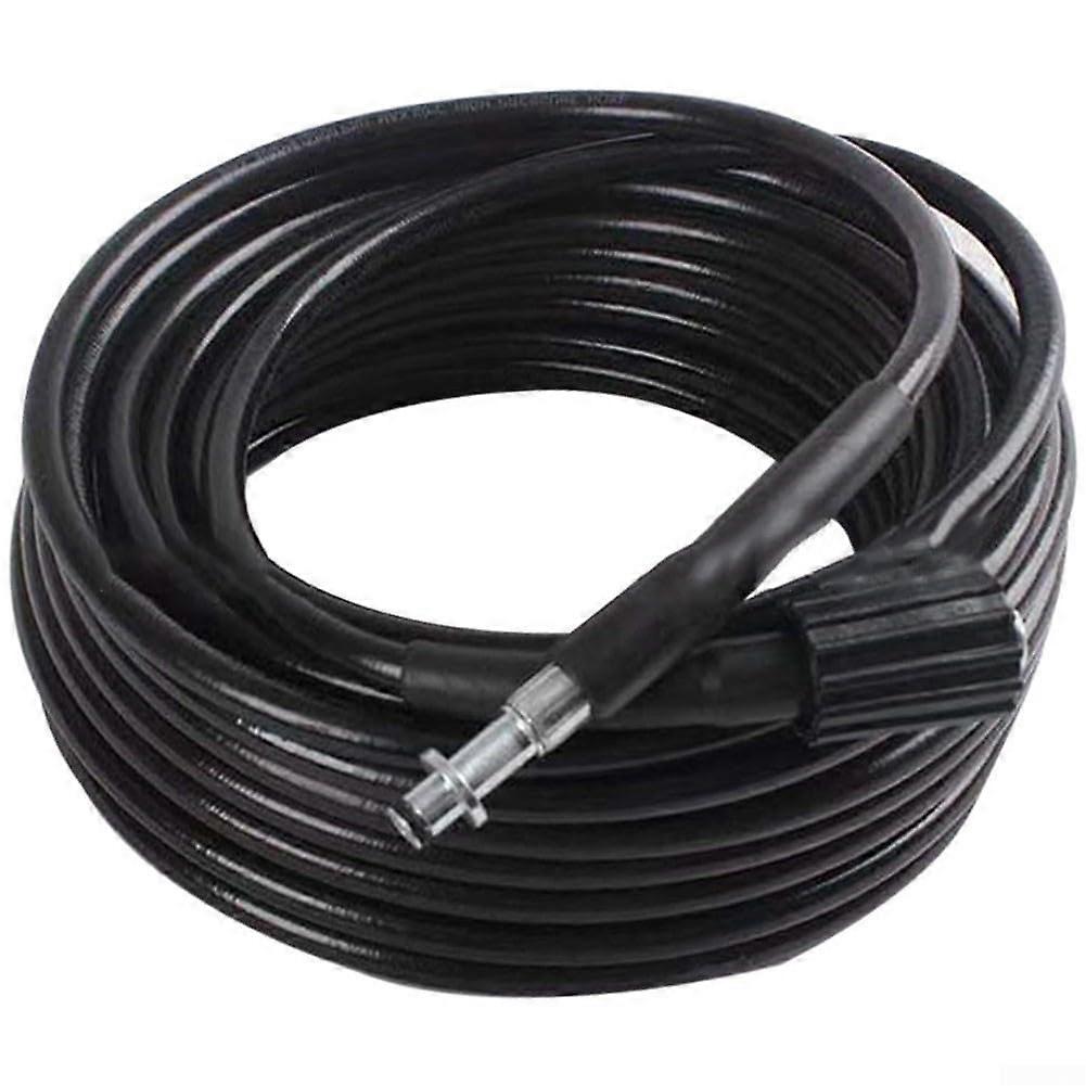 10m  Pressure Washer Hose Extension with Quick Connect System and Flexible Durable Design