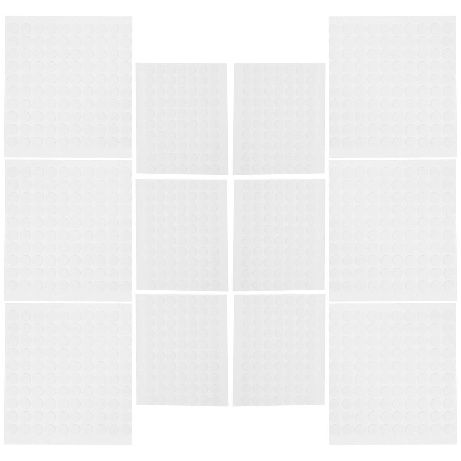 Clear Double Sided Adhesive Dots for Decoration Use 40 Sheets Set