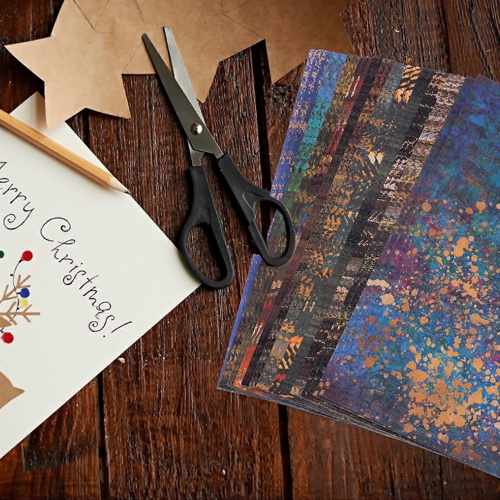 Craft Papers Wrapping Scrapbook Pages Making Multi 6 Inch 24Pcs