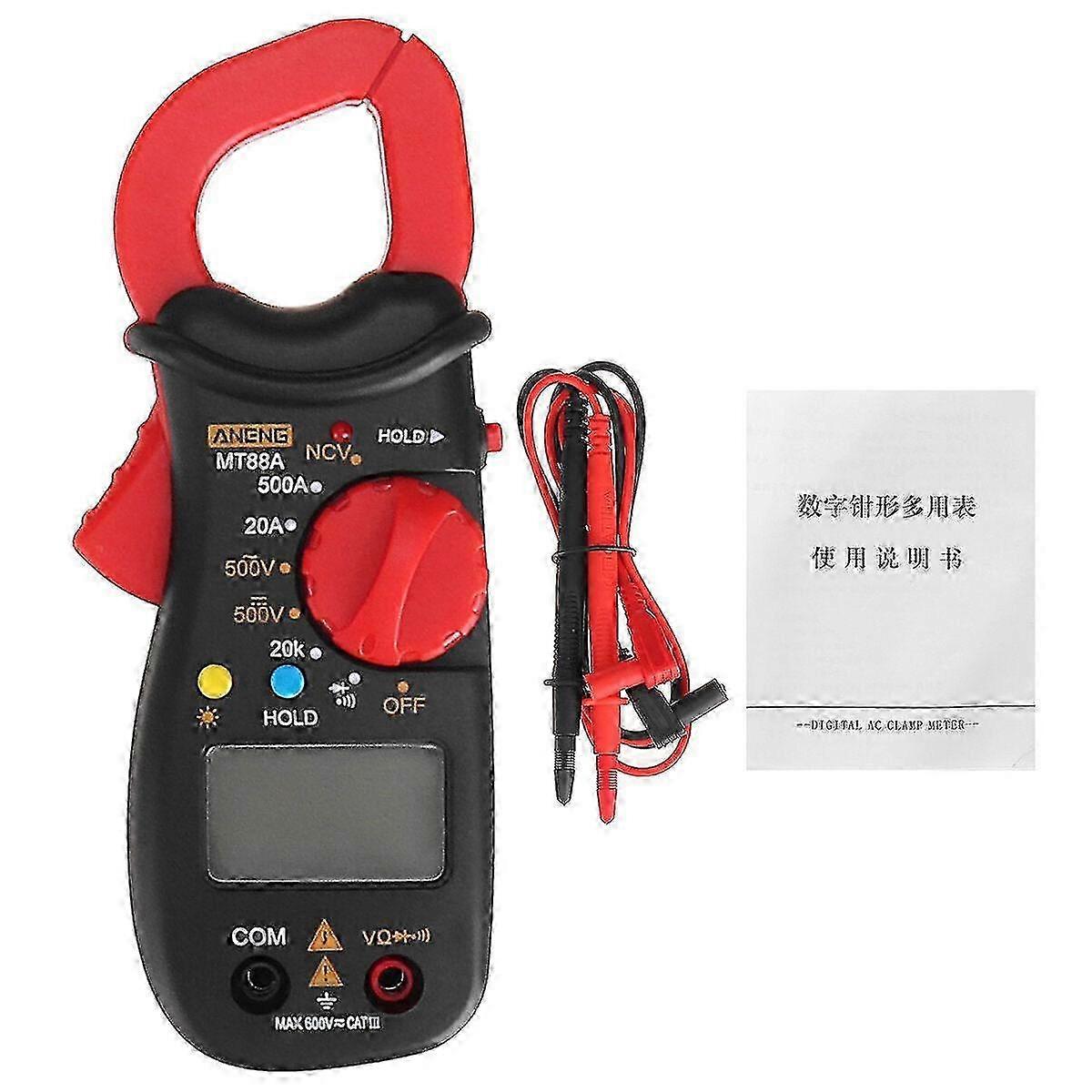 2025 Digital Clamp Meter Multimeter Dc/ac Voltage Ac Current Tester Frequency Capacitance Ncv Tester Measuring Tool