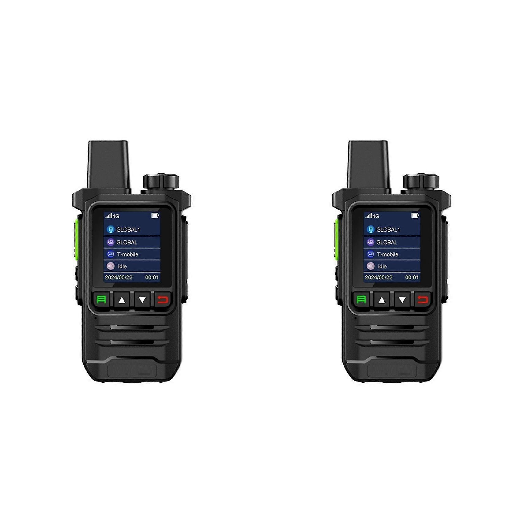 2X Global Intercom POC Fast Intercom No Distance Call PTT 50000 Km Card Intercom Fleet EU Plug