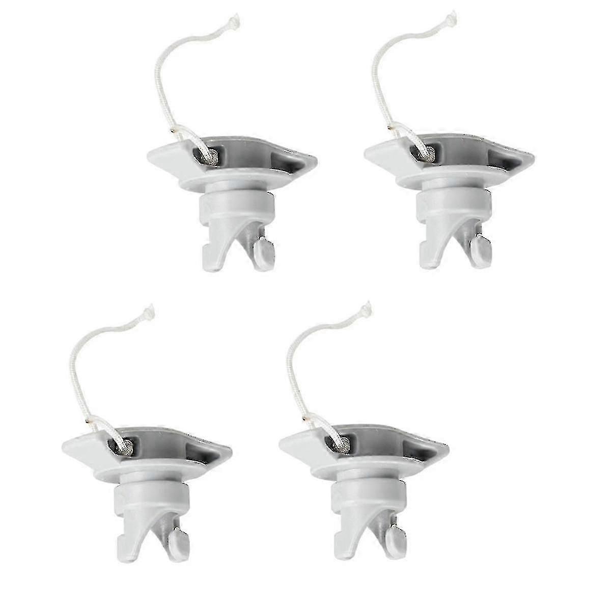 4pcs Inflatable Raft Valves Lids Cap Dinghy Valves Plug Boat Accessories