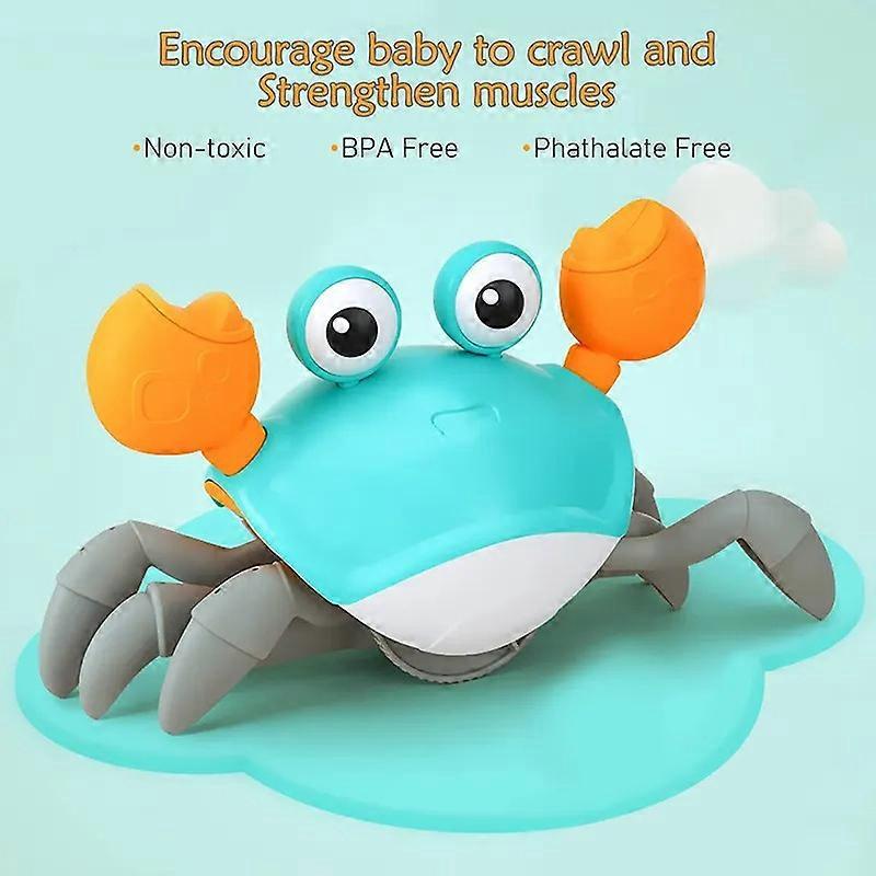 1Pc Crawling Avoiding Obstacles Electronic Pet With Music Escape Crab Auto-sensing Function Children