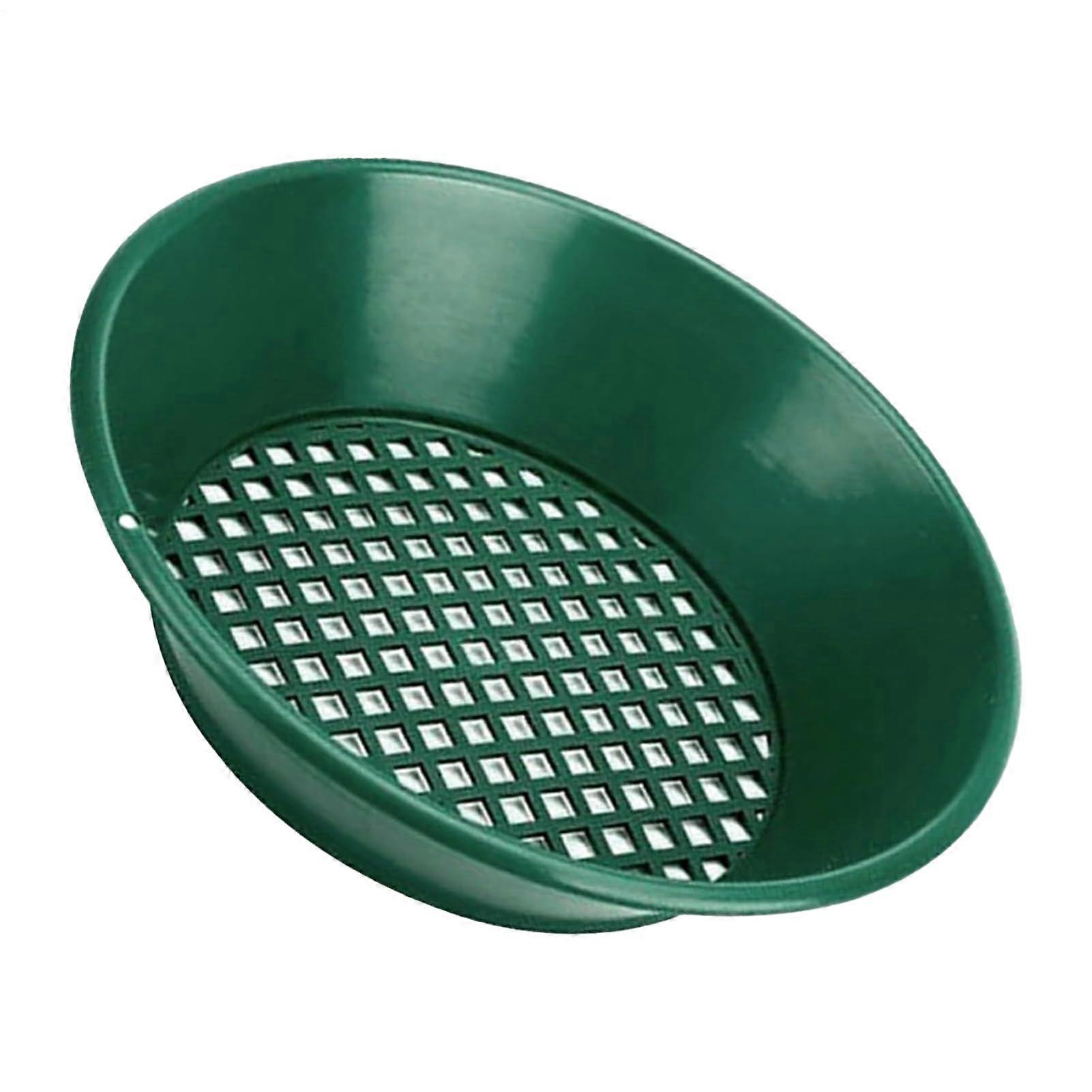 14 Inch Gold Panning Sifter for Beginners, Metal Classifier Gold Mining Pan Tool for Rapid Separation