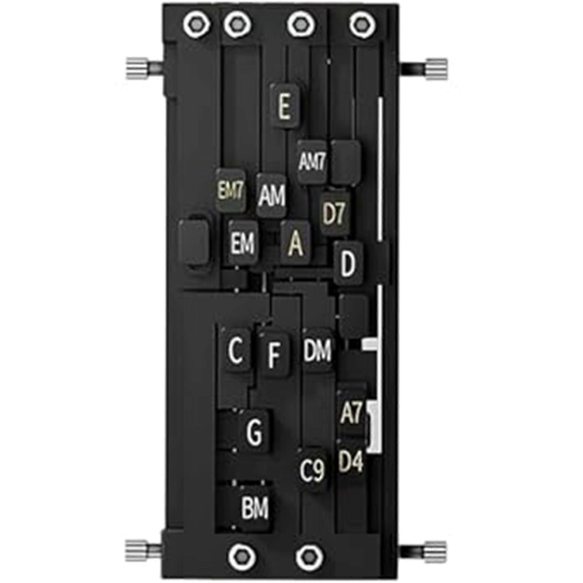 Guitar Chord Trainer with Clear Vertical Labels for Beginners, Accurate String Alignment Aid