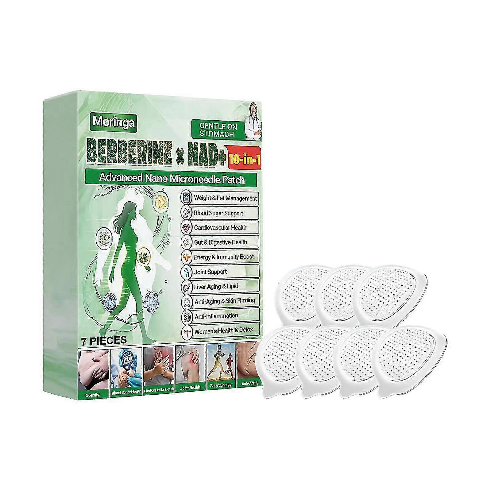 10-i-1 MORINGA Advanced Nano mikronålplaster