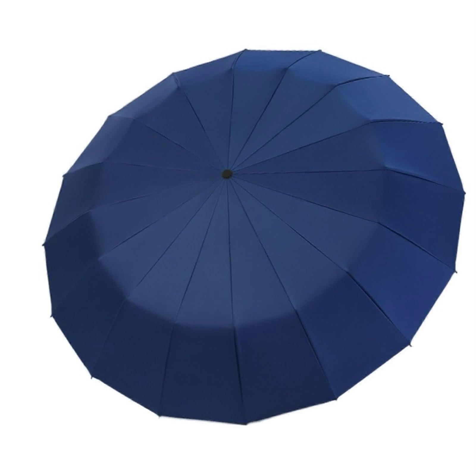 Windproof Travel Umbrella with Automatic Open Close, Compact Folding, Waterproof Canopy for Men
