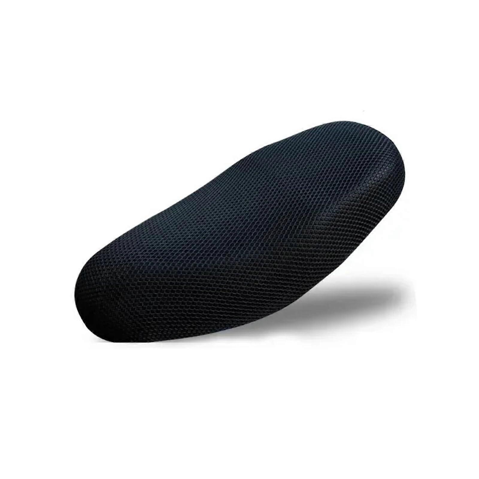 Motorcycle Seat Cover 3D Mesh Breathable AntiSlip Cushion Pad Protector Easy Installation