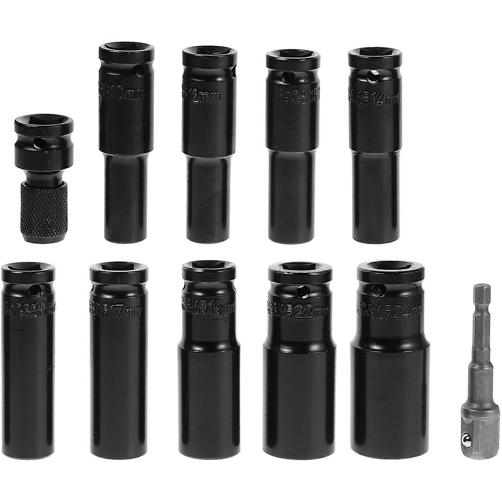 Wheel Lock Set Lug Nut Extractor Set for Removing Damaged Bolts 10Pcs