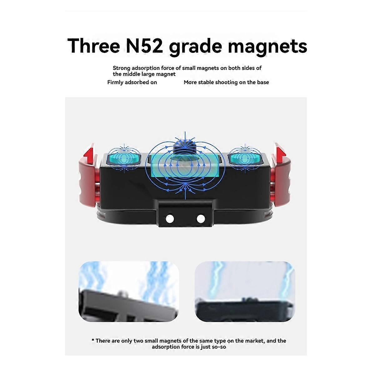 Metal Magnetic Quick Release Base for 13 Extension Mount Adapter Holder Bracket Accessories