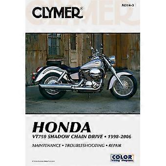 Honda VT750 Shadow Kettenantrieb 1998-2006 (Clymer Motorrad Reparatur) (Clymer Handbücher: Motorrad-Reparatur)