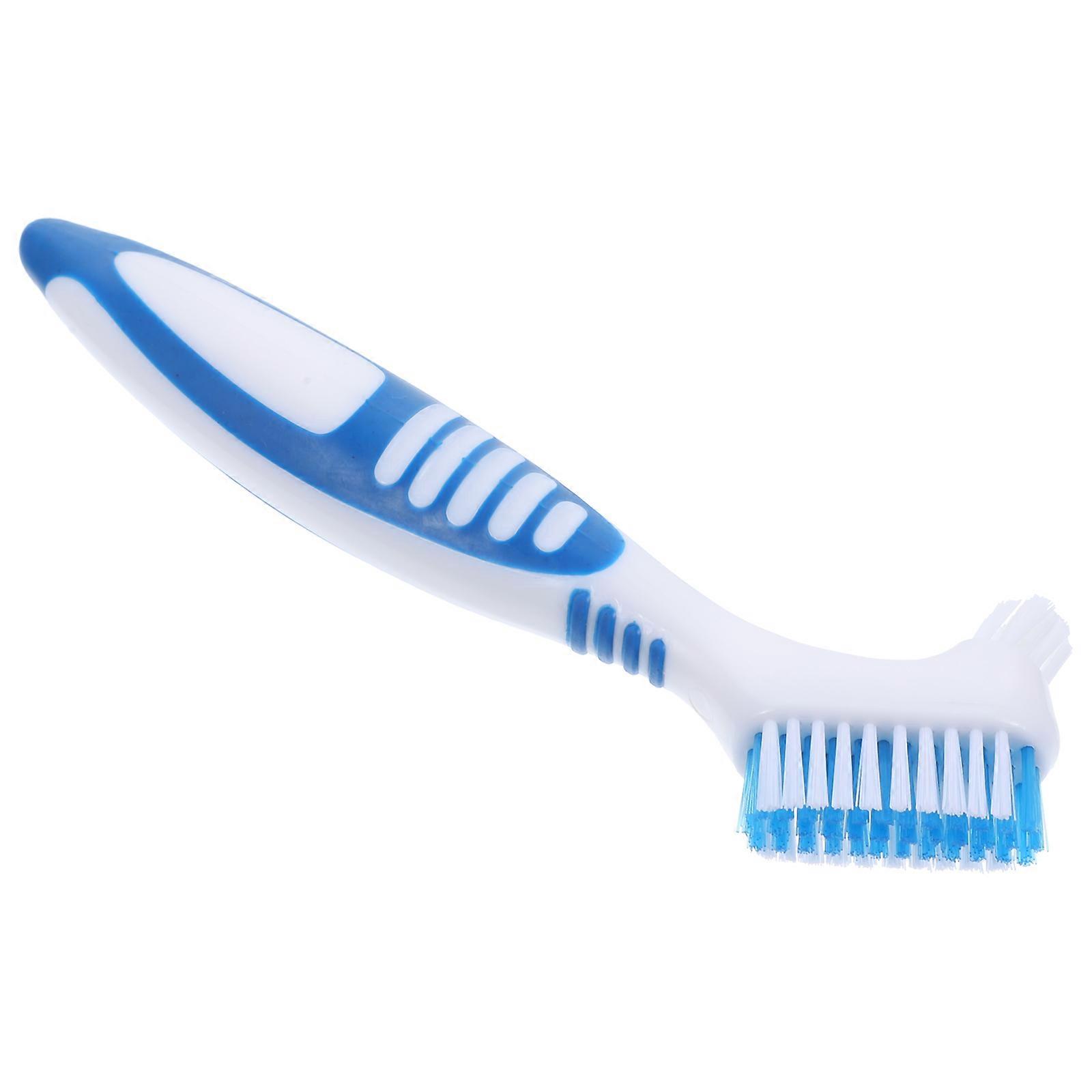Turtle Shell Cleaning Brush for Cleaning 4Pcs Double-Sided Plastic White Handles