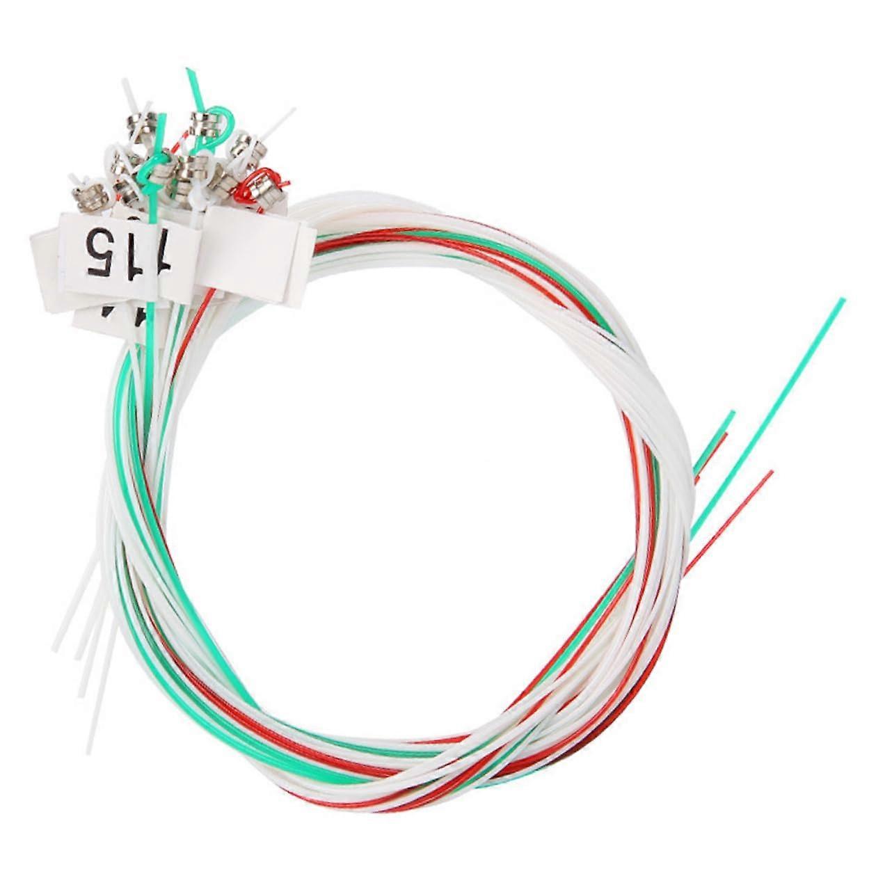 Professional Nylon Lyre Strings Set, ColorCoded Durable Replacement Strings for Easy Visual Tuning