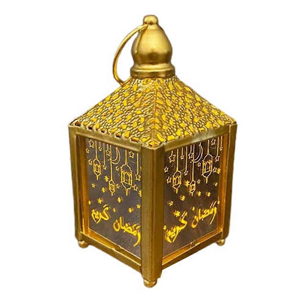 Elegant Square Ramadan Hanging Light Eid Mubarak Elements Light Eid Ramadan Lamp B