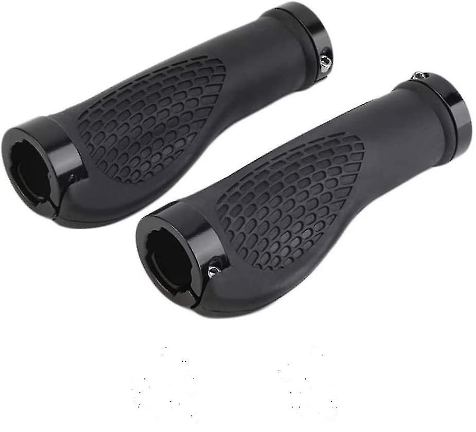 Bicycle Grips In Ergonomic Shape black Bicycle Brake Sets