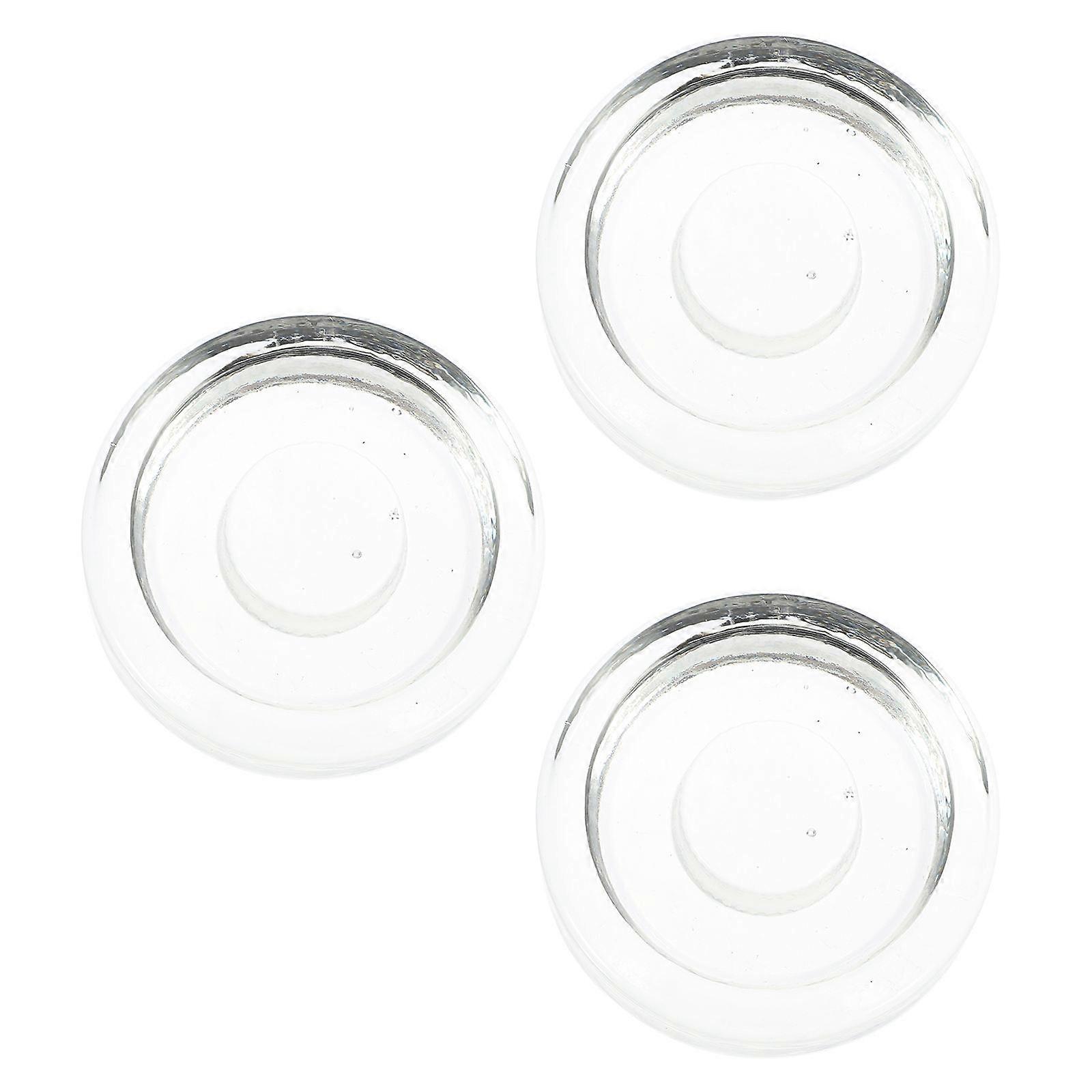 Glass Fermentation Weights for Kitchen Use 3Pcs Transparent Jar Lids