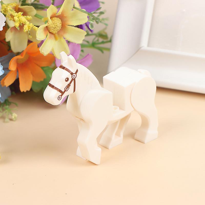 Plastic Blocks Mini Blocks Action Figures War Medieval Knight Horse Blocks Toy