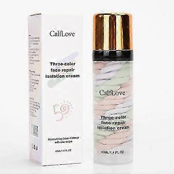 CalfLove Prebase Arcoíris de 3 Colores - Base de Maquillaje Iluminadora e Hidratante_duiBT