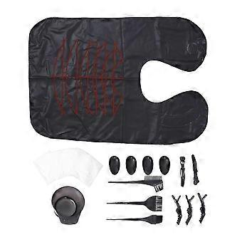 Set per la tintura dei capelli, strumenti per la tintura dei capelli per salone, set da 32 pezzi, pratico kit in plastica