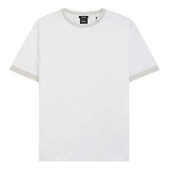 Boss Herren T-Shirt mit Kontrastdetails